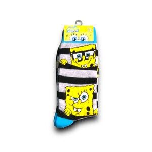 Nickelodeon Spongebob Squarepants Crew Socks - 2 Pairs